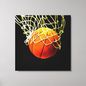Basketball-Artwork Leinwanddruck (Vorderseite)