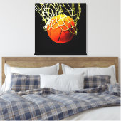 Basketball-Artwork Leinwanddruck (Insitu (Schlafzimmer))