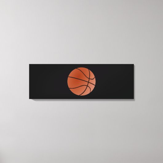 Basketball-Artwork Leinwanddruck (Vorderseite)