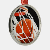 Basketball-Artwork Ornament Aus Metall (Rechts)