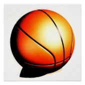 Basketball Artwork Perfekte Art Poster (Vorderseite)