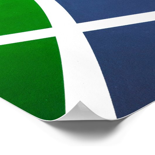 Basketball-Artwork Poster (Ecke)