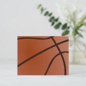 Basketball-Artwork Postkarte (Stehend Vorderseite)
