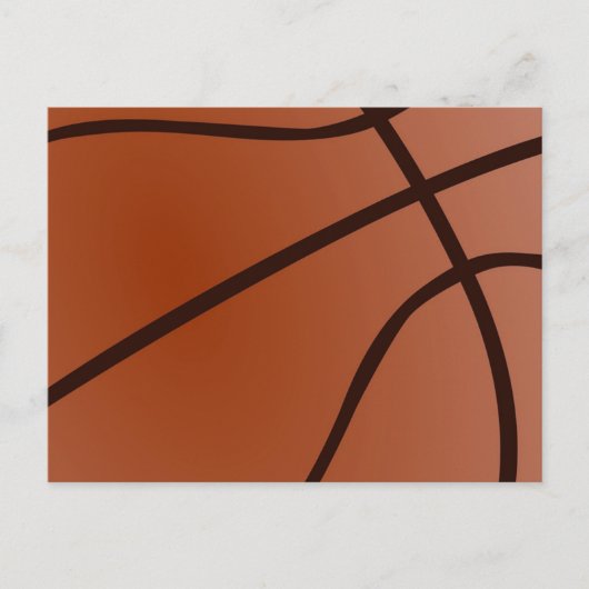 Basketball-Artwork Postkarte (Vorderseite)