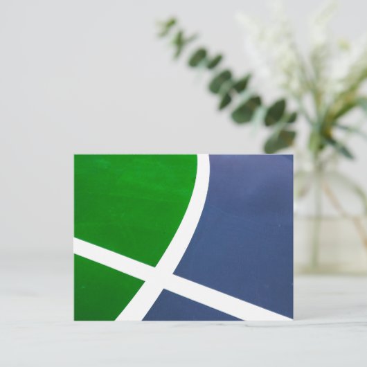 Basketball-Artwork Postkarte (Stehend Vorderseite)