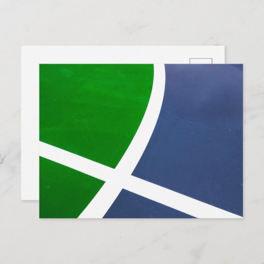 Basketball-Artwork Postkarte (Vorne/Hinten)