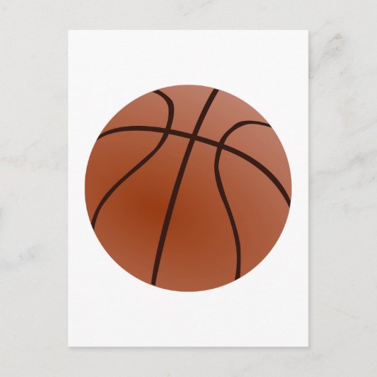 Basketball-Artwork Postkarte (Vorderseite)