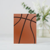 Basketball-Artwork Postkarte (Stehend Vorderseite)