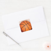 Basketball-Artwork Quadratischer Aufkleber (Umschlag)