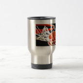 Basketball-Artwork Reisebecher (Mittel)