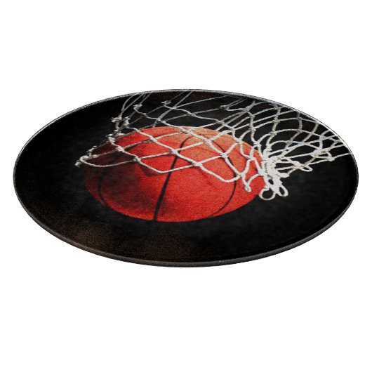 Basketball-Artwork Schneidebrett (Ecke)