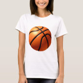 Basketball-Artwork T-Shirt (Vorderseite)