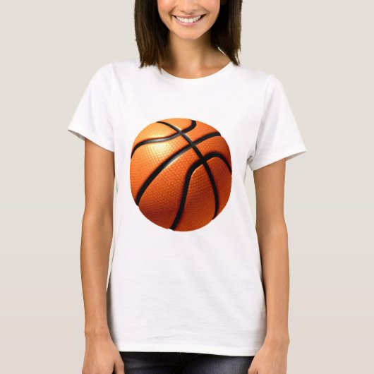 Basketball-Artwork T-Shirt (Vorderseite)