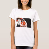 Basketball-Artwork T-Shirt (Vorderseite)