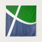 Basketball-Artwork Wandteppich (Vorderseite (Horizontal))