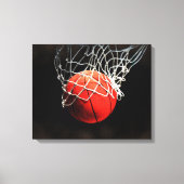 Basketball-Artwork Wrapped Canvas Leinwanddruck (Vorderseite)