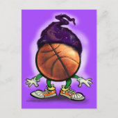 Basketball-Assistent Postkarte (Vorderseite)