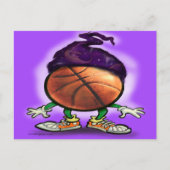 Basketball-Assistent Postkarte (Vorderseite)