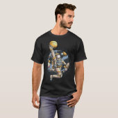 Basketball Astronaut T-Shirt (Vorne ganz)