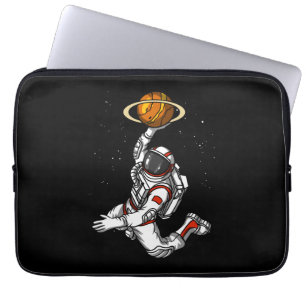 Basketball Astronaut Weltraumplanet Kosmic Laptopschutzhülle