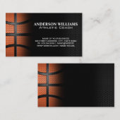 Basketball | Athletics Sports Business Card Visitenkarte (Vorne/Hinten)