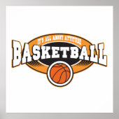 Basketball Attitude Poster (Vorne)