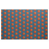 Basketball auf blau oder auf beliebigem Farbsportm Stoff (Fat Quarter (45,7 x 55,9 cm))