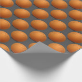 Basketball auf dunkelgrau geschenkpapier (Ecke)