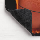 Basketball auf Feuermousepad Mousepad (Ecke)