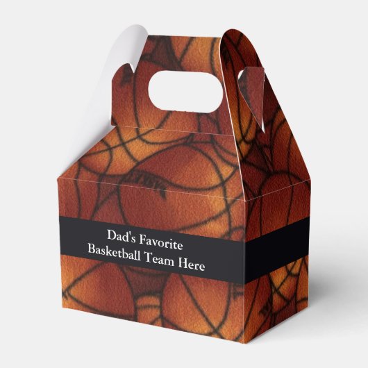 Basketball auf Flanell Geschenkschachtel (Vorderseite)