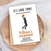 Basketball auf Hand Einladungen zum Geburtstag