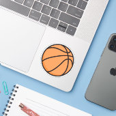 Basketball Aufkleber (Laptop mit iPhone)