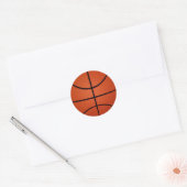 Basketball-Aufkleber Runder Aufkleber (Umschlag)