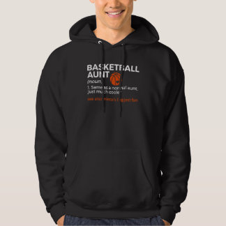 Basketball Aunt Definition Niece's Biggest Fan Hoodie