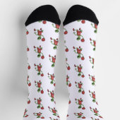 Basketball Außerirdischer Socken (Oben)