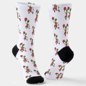 Basketball Außerirdischer Socken (Gewinkelt)