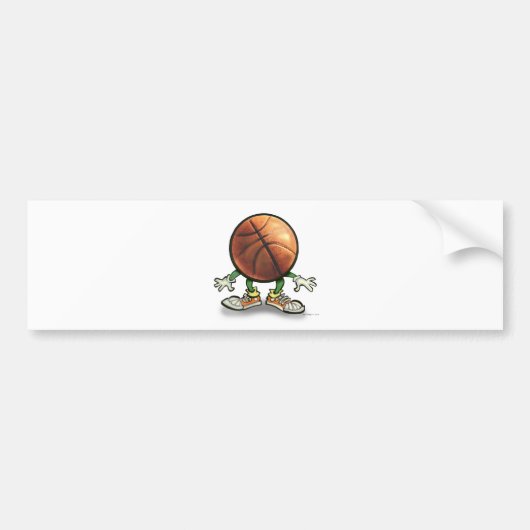 Basketball Autoaufkleber (Vorne)