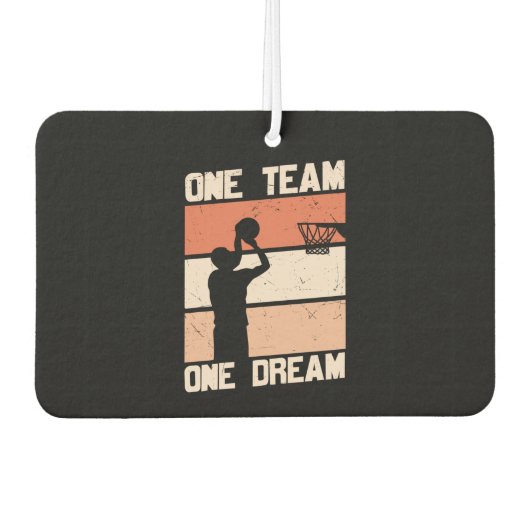 Basketball Autolufterfrischer (Vorderseite)