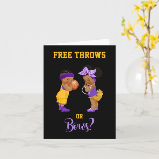 Basketball Ba1 Karte (Gelbe Blume)