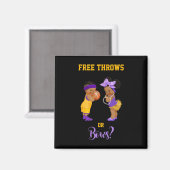 Basketball Ba1 Magnet (Vorderseite/Rückseite)