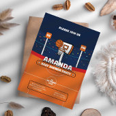 Basketball Baby Dusche Einladung