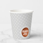 Basketball Baby Dusche Party Pappbecher (Vorderseite)