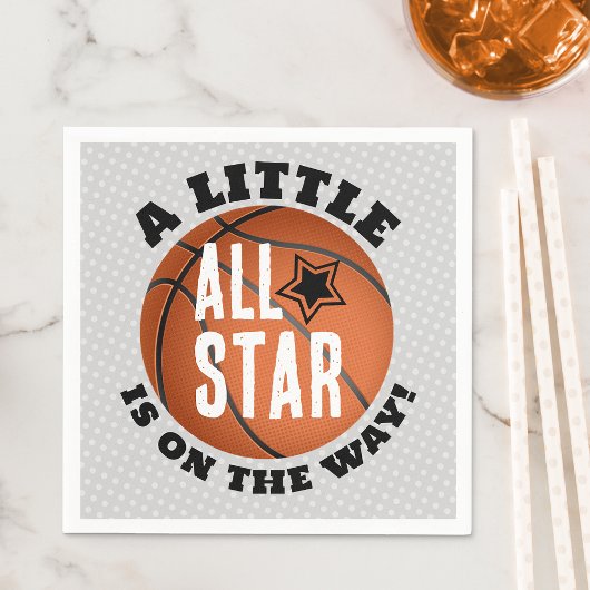 Basketball Baby-Duschpapier Serviette