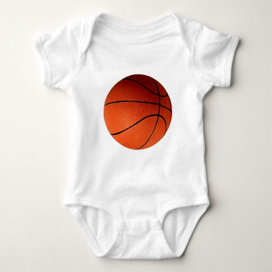 Basketball Baby Strampler (Vorderseite)