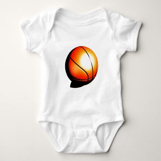 Basketball Baby Strampler (Vorderseite)