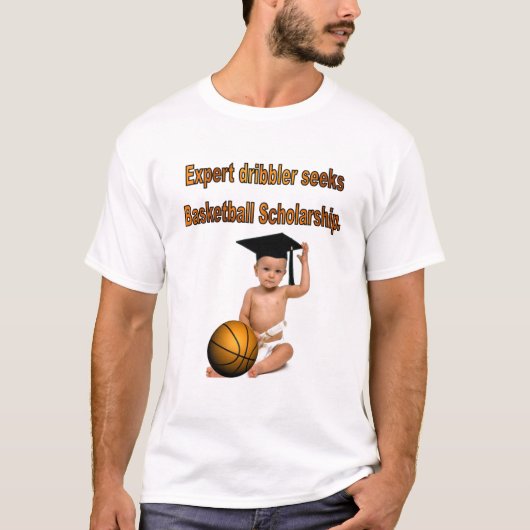 Basketball-Baby T-Shirt (Vorderseite)