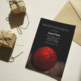 Basketball-Bachelor / Geburtstagspartysport Einladung