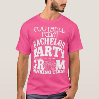 Basketball Bachelor Party Groom Drinks T-Shirt