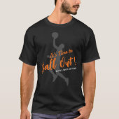 Basketball Bachelor Party It's Time to Ball Out T-Shirt (Vorderseite)