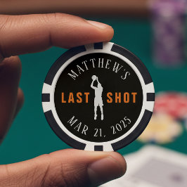 Basketball Bachelor Party Last Shot Pokerchips